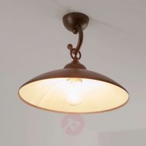 Rustykalna lampa sufitowa Baja brązowy