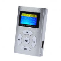 Mini MP3 - srebrne z ekranem LCD