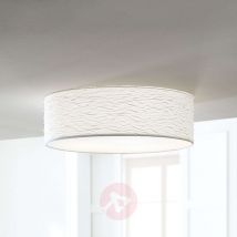 Biała lampa sufitowa Vita 3 z ładnymi falami
