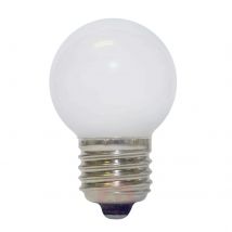 LED żarówka piłka golfowa E27, 0,7W, ciepła biel
