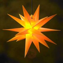 Gwiazda Ganesha 18-ramienna zewnętrzna, żółta