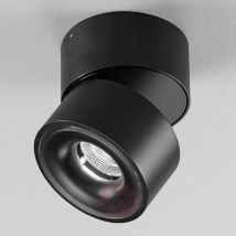 Clippo - czarny aluminiowy spot LED, ściemniany