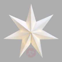 Siedmioramienna gwiazda LED Malva z przyssawką