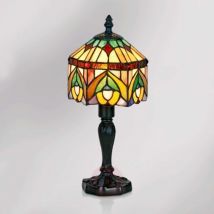 Dekoracyjna lampa stołowa Jamilia styl Tiffany