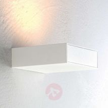 Biała lampa ścienna LED Cubus