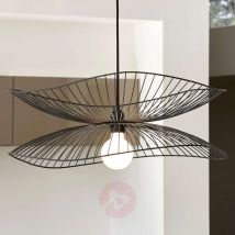 Forestier Libellule S lampa wisząca, 56 cm, czarna