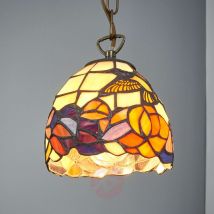 Lampa wisząca COLIBRI w stylu Tiffany