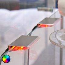 Klips LED RGB do szklanego podłoża – 2 sztuki