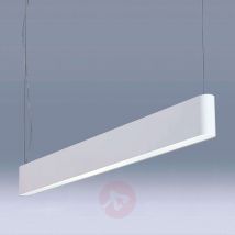 Biała lampa wisząca LED Caleo-P4, 89 cm, 48 W