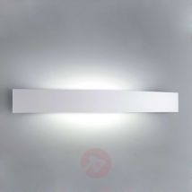 Kształtna lampa ścienna RIGA szerokość 56 cm biały