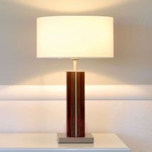 Dana – lampa stołowa o podstawie z litego drewna