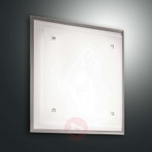Szklana lampa sufitowa Maggie, 30 x 30 cm