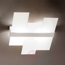 Nowoczesna lampa sufitowa Triad 62 cm biała