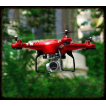 Dron z kamerą - QuadCopter Magic Speed X52 - czerwony