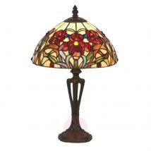 Lampa stołowa ELINE w stylu Tiffany 40 cm