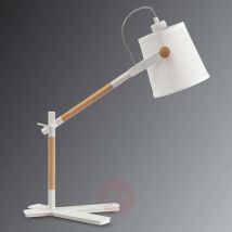 Lampa stołowa Nordica z kloszem tekstylnym