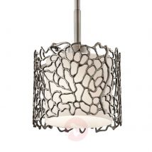 Smukła lampa wisząca Silver Coral 18,4 cm