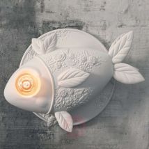 Designerska lampa ścienna Aprile w kształcie ryby