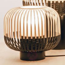Forestier Bamboo Light S lampa stołowa 24cm czarna
