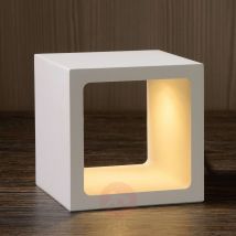 Lampa stołowa LED XIO w kształcie kostki