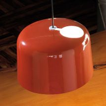 Pomarańczowa ceramiczna lampa wisząca ADD