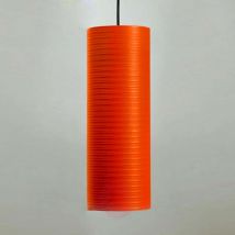 Lampa wisząca Tube, 30 cm, czerwona