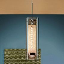 Zila – lampa wisząca LED z podwójnym kloszem