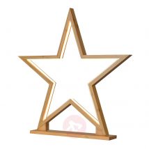 Gwiazda – dekoracyjna lampa Lucywood Bambus, 51 cm