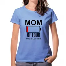 Personalised T-shirts for women with photo | Cotton T-shirt with print | DTG digital printing | Mother's Day gifts