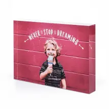 Image on acrylic photo block | 10x20 cm | Photo on an acrylic block | Gift idea for Father's Day
