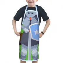 Children's apron with picture and text | 100% polyester | Personalise the entire surface | Beautiful children's apron | Suitable for washing machine