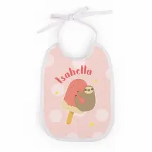 Baby bib with picture | 21x18 cm | Baby bib with photo and text | Gift for newborns