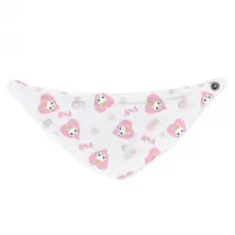 Personalised baby bandana drool bib with photo | 40 x 22 cm | Button to close around neck | gifts for newborns