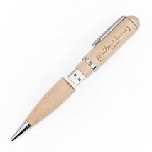 Personalised pen with USB key | capacity 16 GB | pen with engraved name | Father's Day gifts
