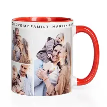 Photo mug with picture | 325 ml | Make your own mug | Interior in different colors | Print the entire surface of the mug