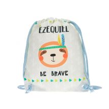 Personalised kid's drawstring bag | 33 x 27 cm | Print on both sides | Machine washable | Back to school gift ideas