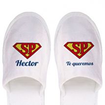 Zapatillas de Casa Personalizadas "Super Papá"