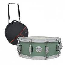 PDP Concept Maple Snare Drum 14 x 5.5 & Gewa Case Satin Seafoam