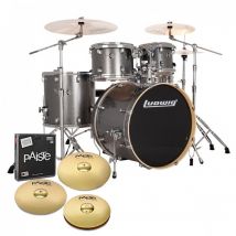 Ludwig Evolution 22 5pc Drum Kit w/Cymbals Platinum