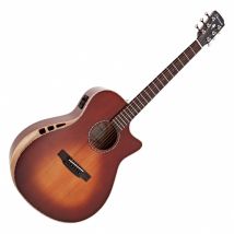 Hartwood Sonata Concert Electro Acoustic Guitar Bourbon Burst