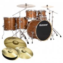 Ludwig Evolution 22 6pc Drum Kit w/Cymbals Cherry