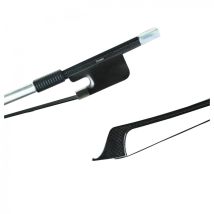 Coruss Carbon French Double Bass Bow 3/4 Black Hair
