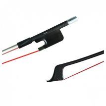 Coruss Carbon French Double Bass Bow 3/4 Red Hair