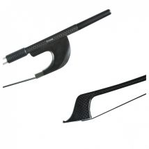 Coruss Carbon German Double Bass Bow 3/4 Black Hair