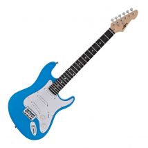 3/4 LA Electric Guitar by Gear4music Blue