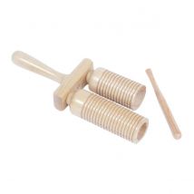 Performance Percussion Double Guiro and Beater