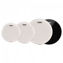 Evans UV1 Fusion Tom Pack 10" 12" 14" & Hydraulic Black Snare 14"