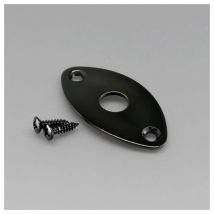 Gotoh JCB-2-BC Guitar Jack Plate Black Chrome