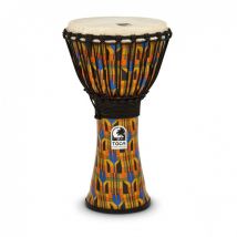 Toca 10" Djembe Freestyle Rope Tuned Kente Cloth