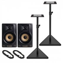 M-Audio Forty Sixty Active Studio Monitor Pair with Stands and Cables